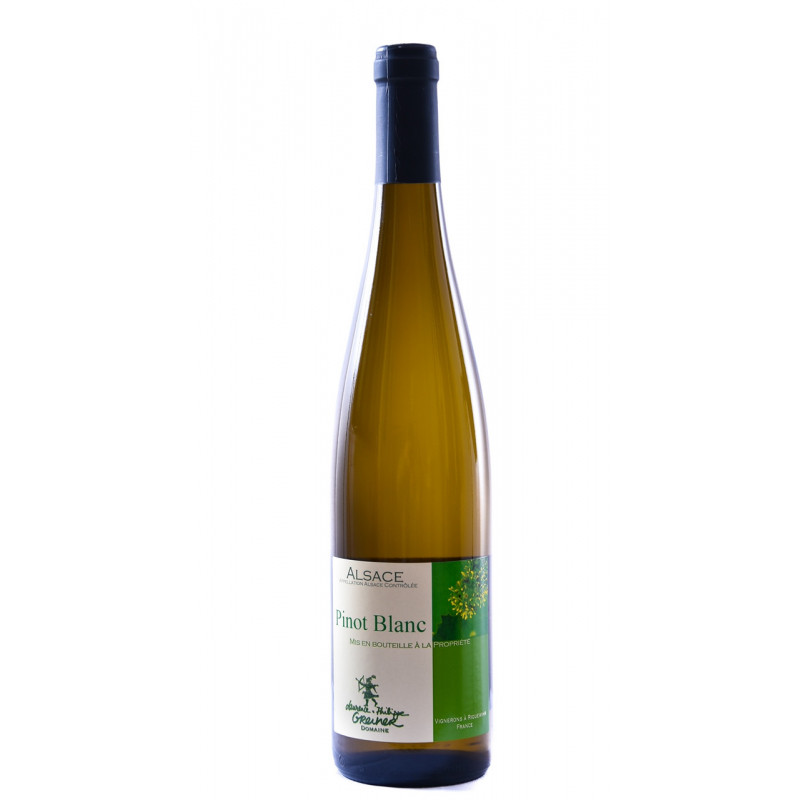 AOC Alsace Pinot Blanc Biologique Domaine Laurence et Philippe Greiner Riquewihr